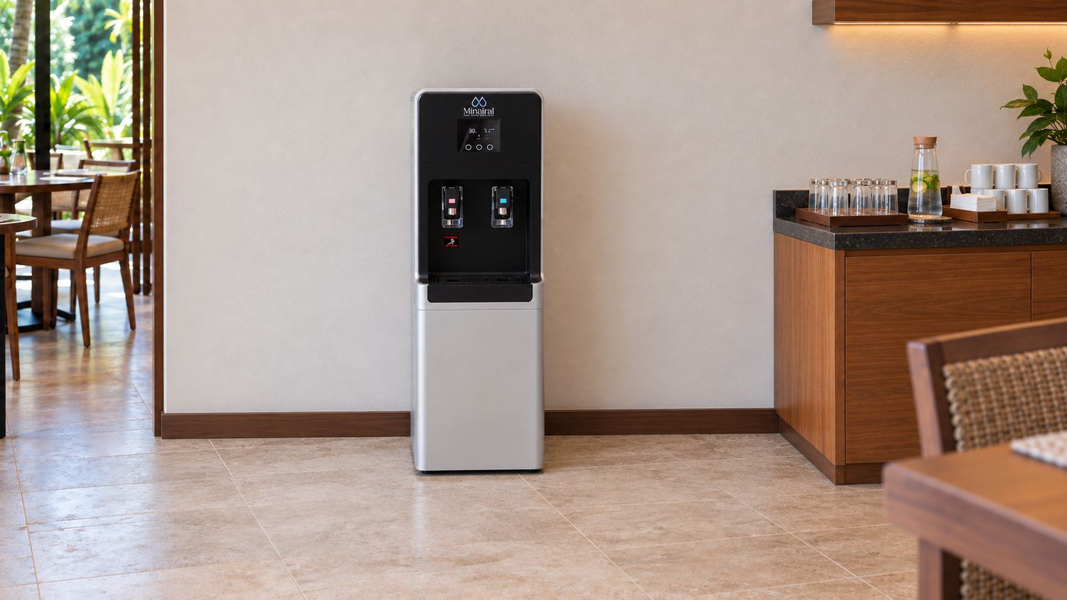 An Air Stand in a restaurant, with no water connection